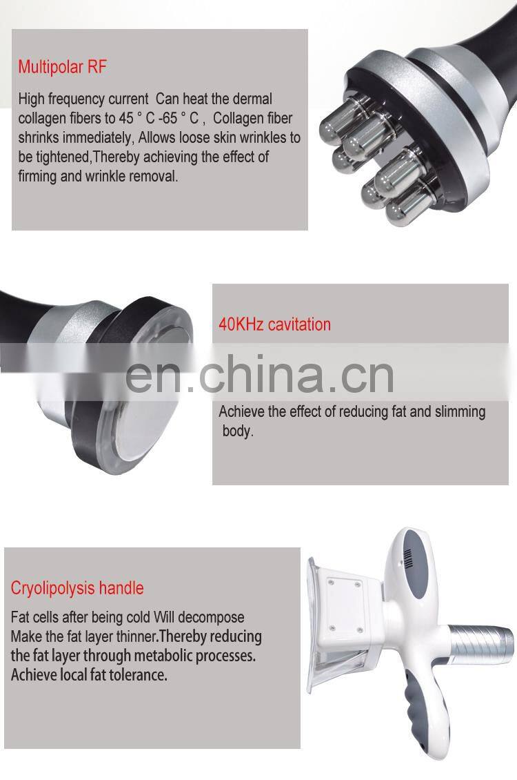 6 in 1 cavitation machine body anticellulite machine slimming cryo 21 machine cellulite reduction factory price