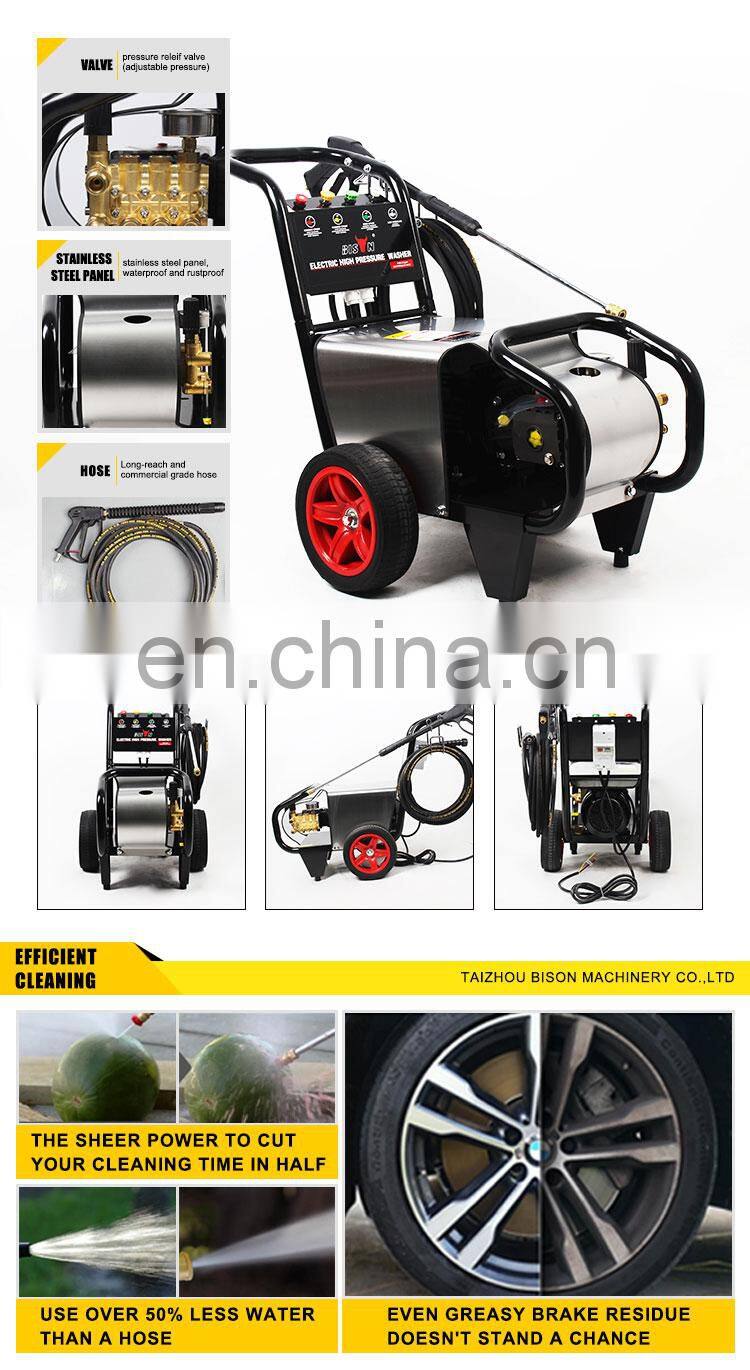 BISON China Electric Pressure Washer 200bar Electric Home High Pressure Cleaner