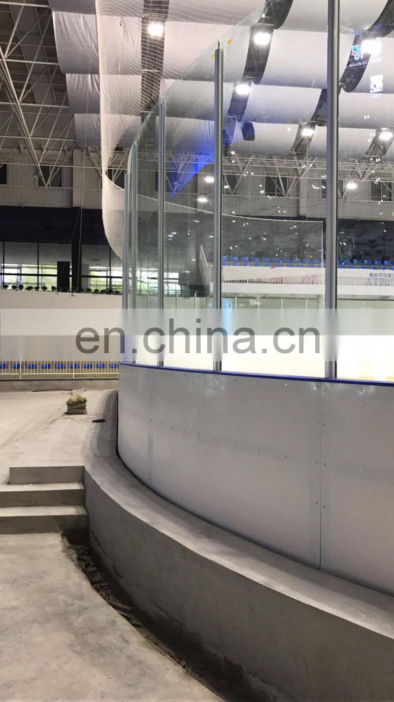 HDPE fence for ICE Rink,ice skating rink dasher board,Polyethylene sheet synthetic ice rink barrier