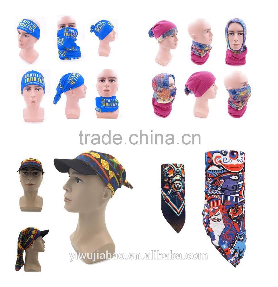 custom multifunction outdoor sport seamless tubular warm bandana