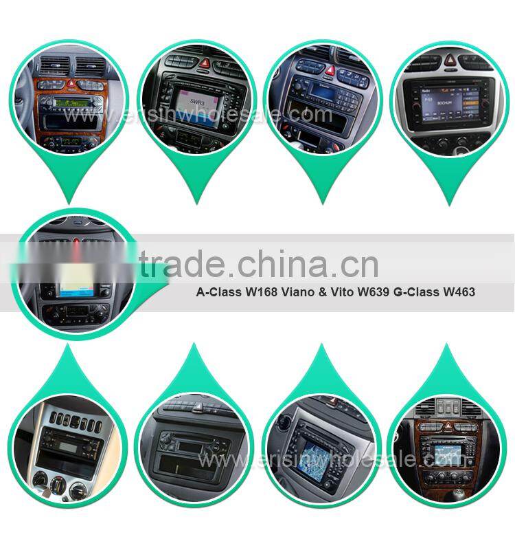 Erisin ES2507B 7" Mercedes Double Din Car DVD Player with GPS 3G WiFi Bluetooth