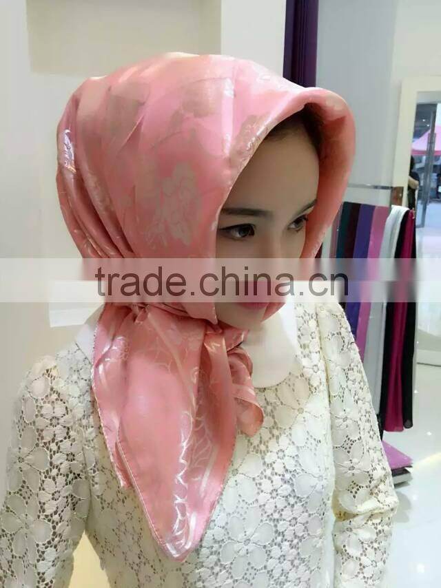 latest design high quality islamic square scarfs muslem headscarf shawl