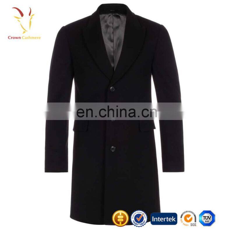 Winter Warm Men's Wool Coat Long Coat