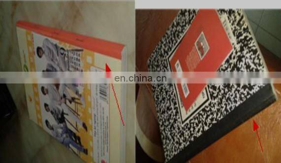 Book back spine taping machine/book spine tape binding machine/book spine tape sticking machine