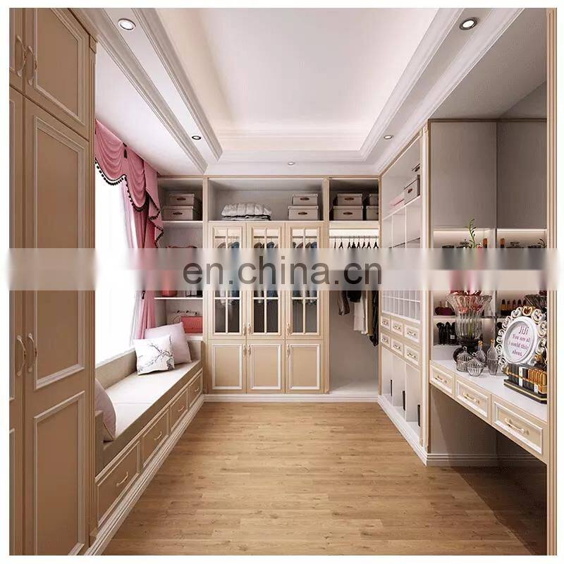 Customized Design Open Cloakroom Shaker Style Door Bedroom Wardrobe Cabinet