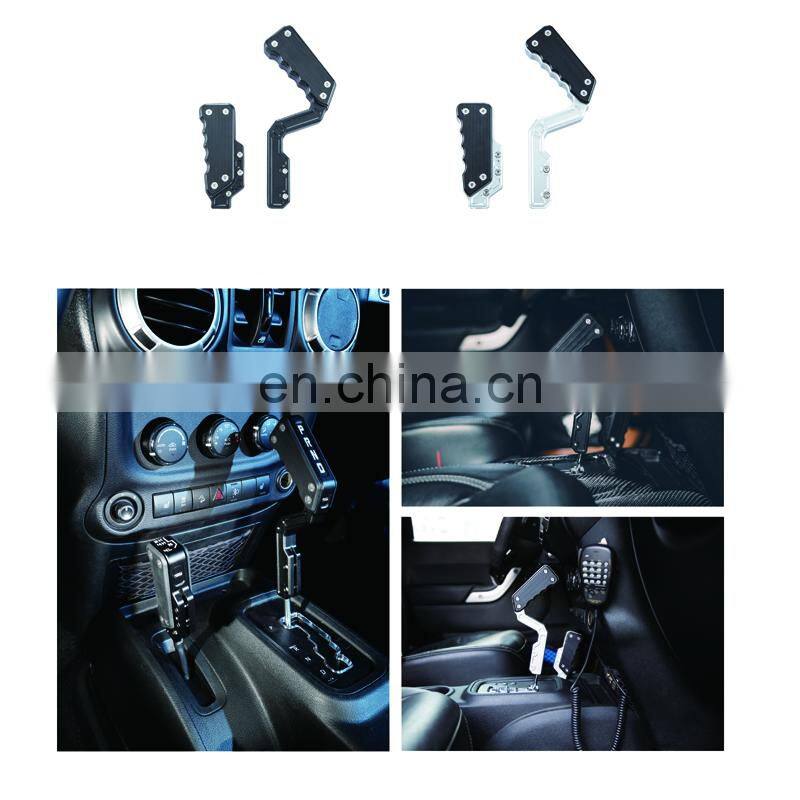 Offroad auto sliver  gear lever kits  car shift knob handle for Jeep wrangler JK 2007+ accessories