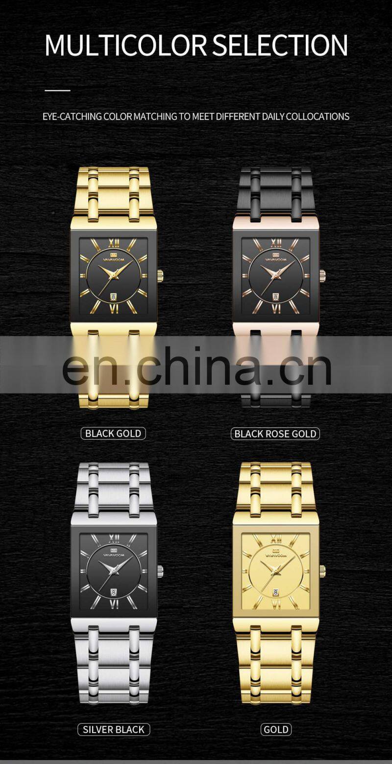 VA VA VOOM 2431 Mens Quartz Watch business Fashion waterproof luxury designer watch