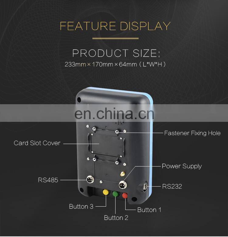 Hot Sale Android Cashless POS Payment BUS Fare Collection System with RFID Card QR Code Reader
