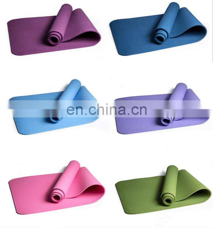 Eco Friendly Non Slip Fitness Exercise Tpe Yoga Mat