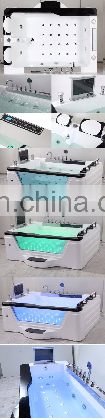 cheap acrylic glass whirlpool bathtub poland