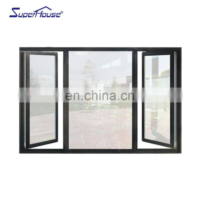 Superhouse cheap house windows for sale Miami Dade approved high impact aluminum casement window protection