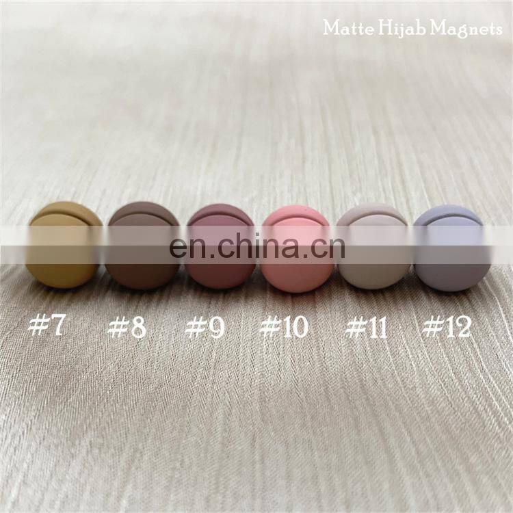 Wholesale Cheap 29 Colors NO SNAG Hijab Magnets Gold Silver Magnetic Brooch Magnet Hijab Muslim Accessories Clip Scarf Pins