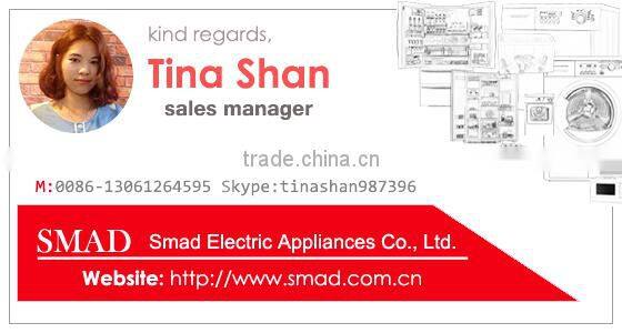 Double door commercial 2 layer ice cream chest freezer