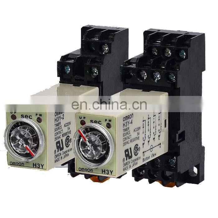 Brand New Omron Time relay(Timer) harga timer omron h3cr H3Y-2-C24VAC0-3S H3Y2C24VAC03S