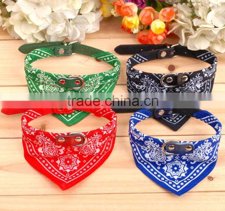 promotion item puppy supplies dog collars leather pet collar