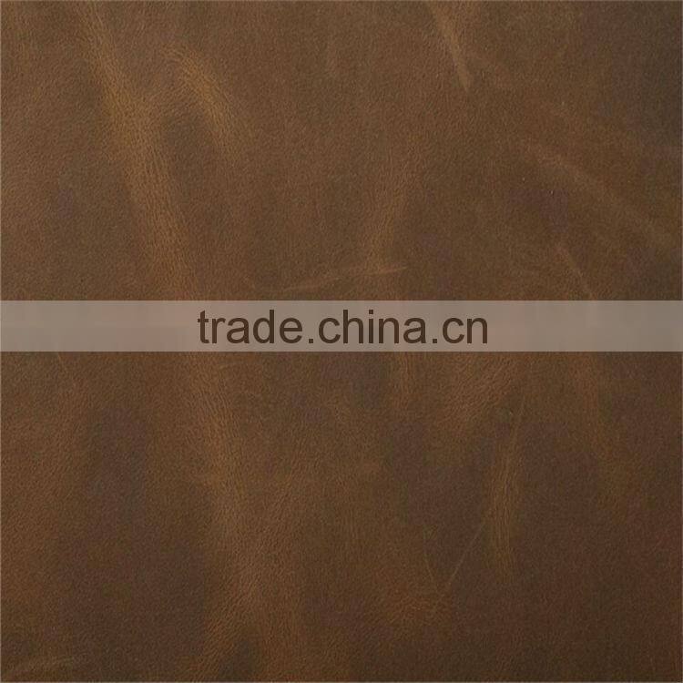 Crazy horse leather for iphone case