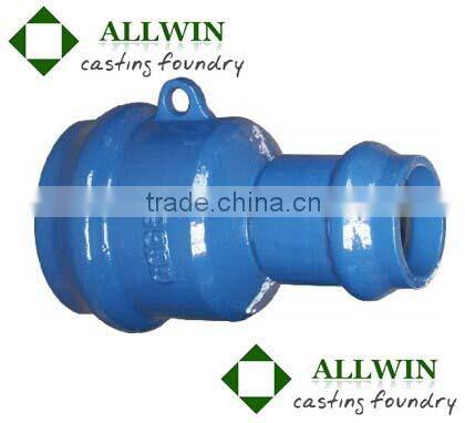 ductile iron double socket elbow for pvc pipe