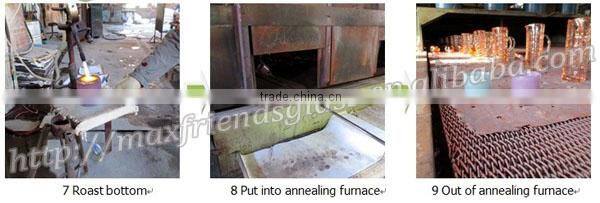 Beautiful Hand Made Purple Empty Glass Perfume Bottle For Sale