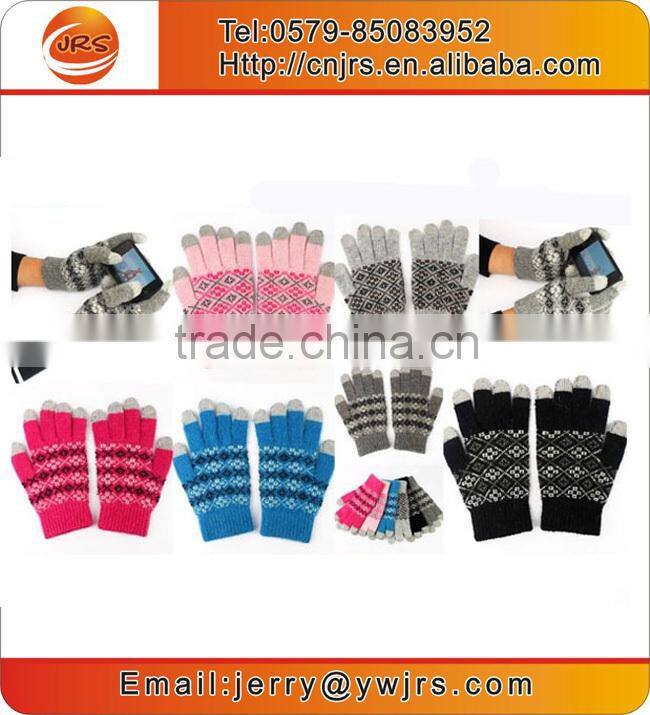 wholesale winter knit smart phone texting glove