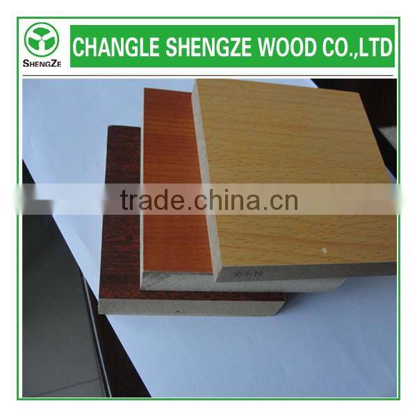 high quantity cheap price melamine mdf from factory