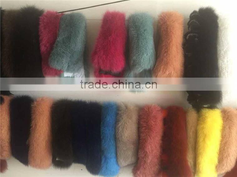 Fox Fur Piates Raw Material Fox Fur Natural Or Dyed