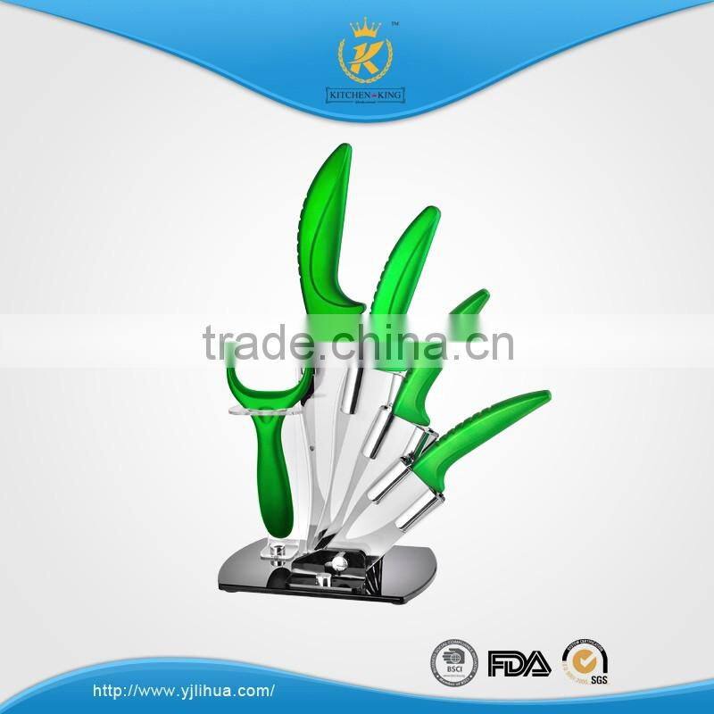 KITCHEN KING 6/5/4/3 inch ceramic knife set with peeler