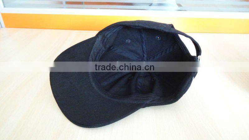 custom blank snapback cap with leather brim