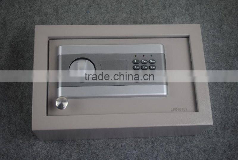 Small open top safe box with a handle into a drawer