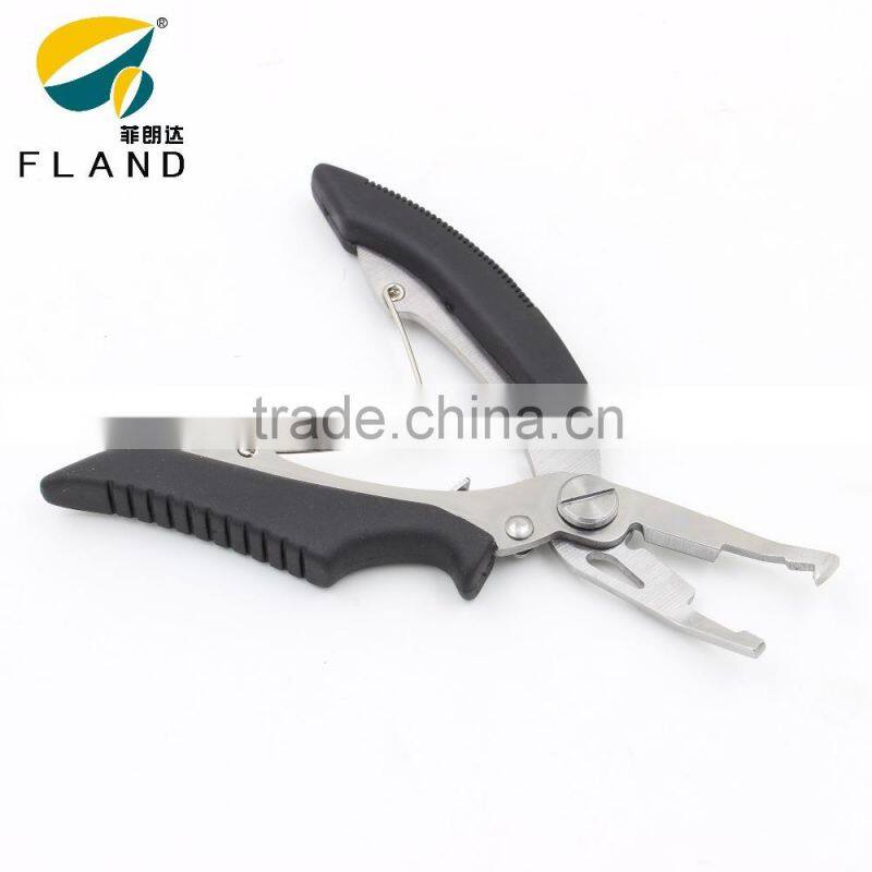 Mult-function fishing needle nose pliers tools with red handles,fishing pliers
