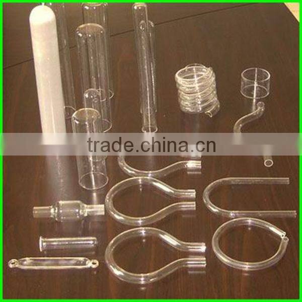 One End Domed Closed Clear Quartz Glass Tube