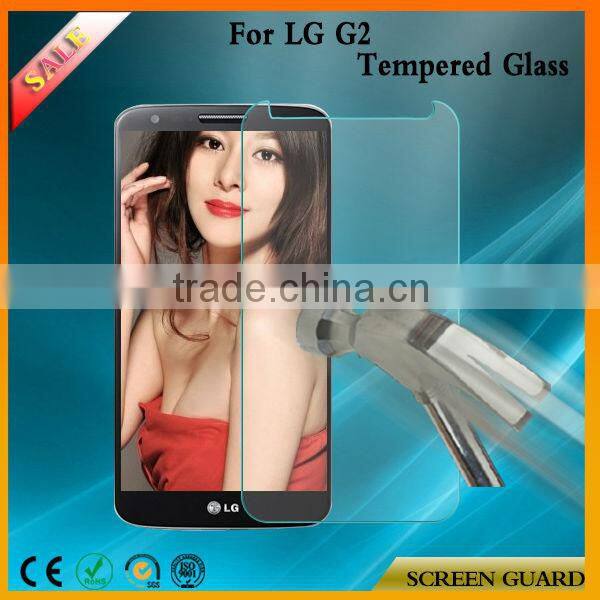 Factory Price Anti-shock Tempered Glass Screen Film For LG G2