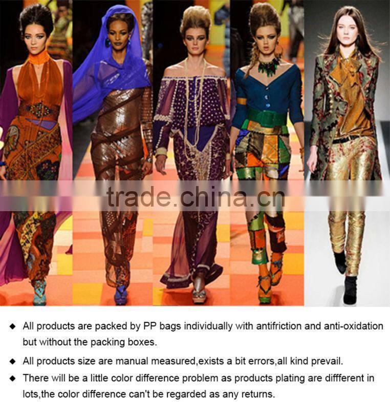 Popular Ocean Blue Beads Metal Heart Charms All Kinds of Bracelet