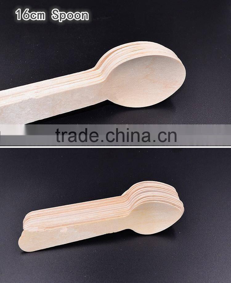 Factory of Disposable Environmental Birch Wood Spoon