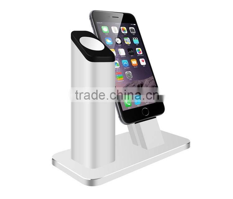 2 in 1 High quality Zinc alloy stand for apple watch for iphone