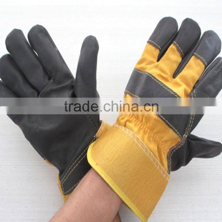 Furniture leather wholesale working gloves with high quality