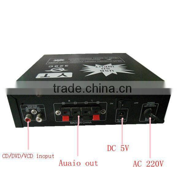 jazz music car amplifier YT-329C support USB/SD