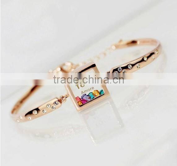 Fashion Beautiful Silver Butterfly Shaped CZ Diamond Bracelet