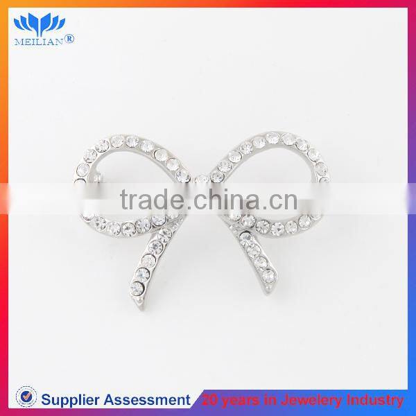 Wholesale Latest Imitation Gold Bowknot Dubai Brooch