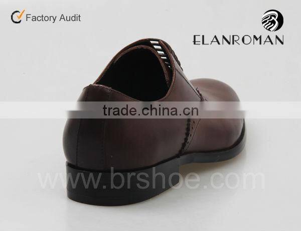 Men footwear in dress shoes style and genuine leather