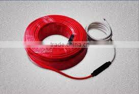 pipe freeze protective self-regulating water proof floor heating cable