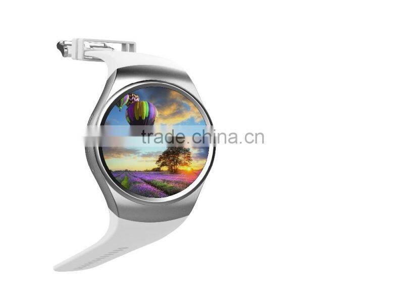 Full Display Round IPS Screen LCD MTK2502C BT4.0 Smart Watch Phone KW18 smart watch