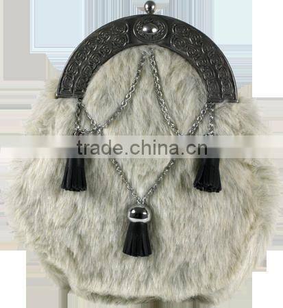 Goat hairs Sporrans with chain