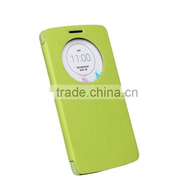 Window View Slim Flip Leather Case Cover for LG G3 D855