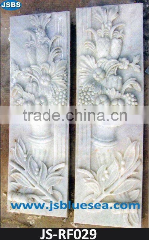 Hand craft of beautiful woman marble relief statue