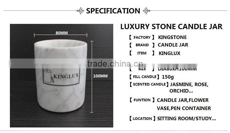 Tableware carrara white hexagon marble coaster/marble cup mat