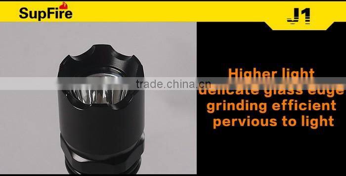 Supfire J1 mini size high power direct charge led torch