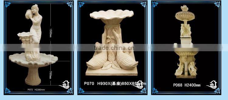 Outdoor water fountain 3 tiers