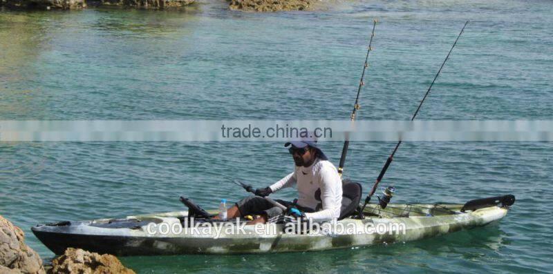 No inflatable cheap plastic fishing & racing kayak for sale rowing boat