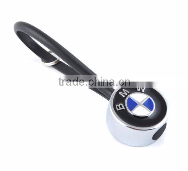 Best selling items car logo 3d soft pvc keychain metal
