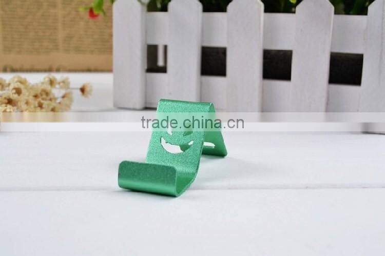 Universal Color Devil Smile Face Aluminum Metal Mini Cell Phone Holder Smartphone Hoder Phone Stand
